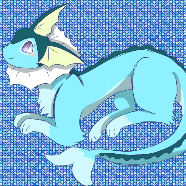 Coral the vaporeon