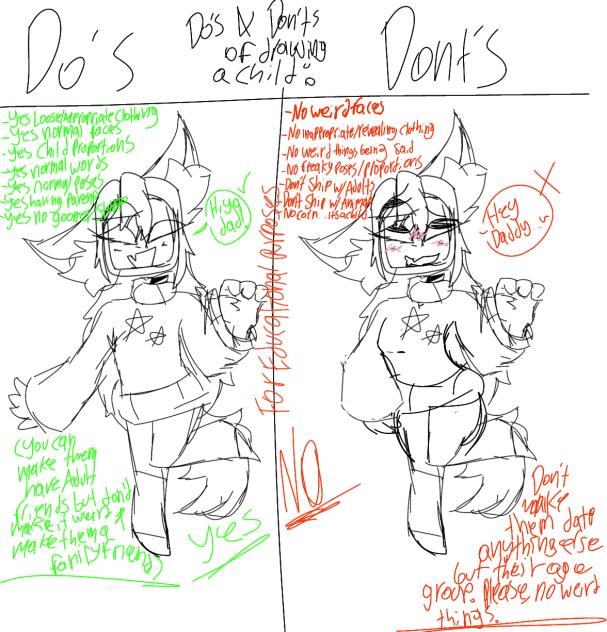 Do's and Don'ts of a child...