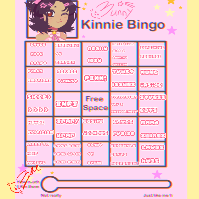 Bunny kinnie bingo