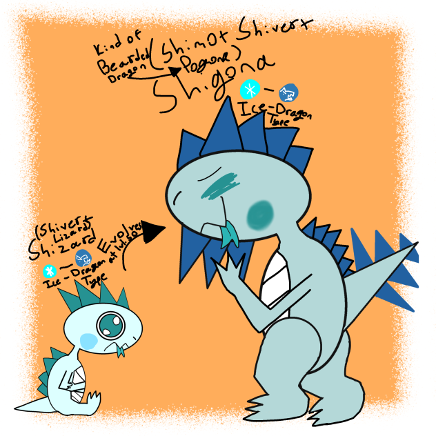 Shizard Fakemon Line