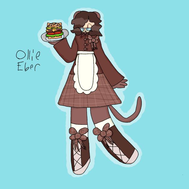 Mae Archer Serving Oxaya Burger 🍔