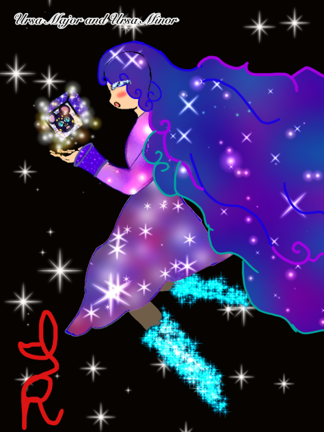 Constellation Ursa Major + Ursa Minor