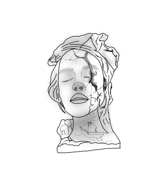 broken statue🌊 - ibisPaint
