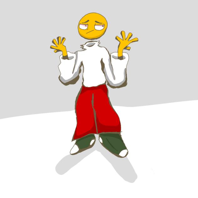 random shrugging emoji idek