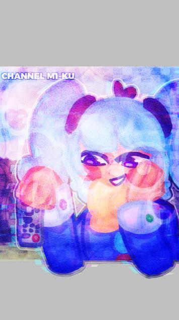📺💙🎭 Static Miku!! 🎭💙📺