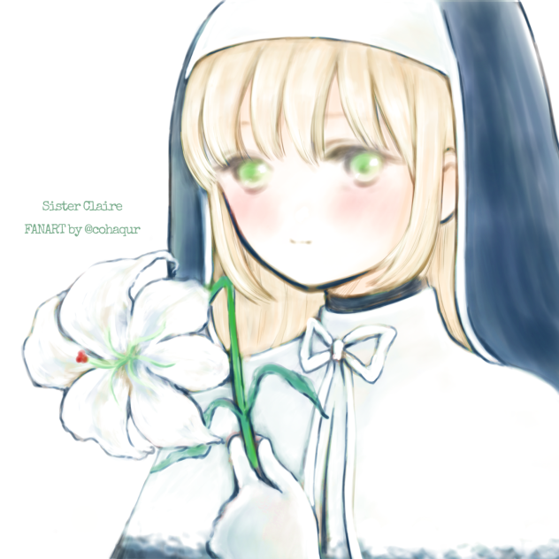 にじさんじ、シスター・クレアファンアート。