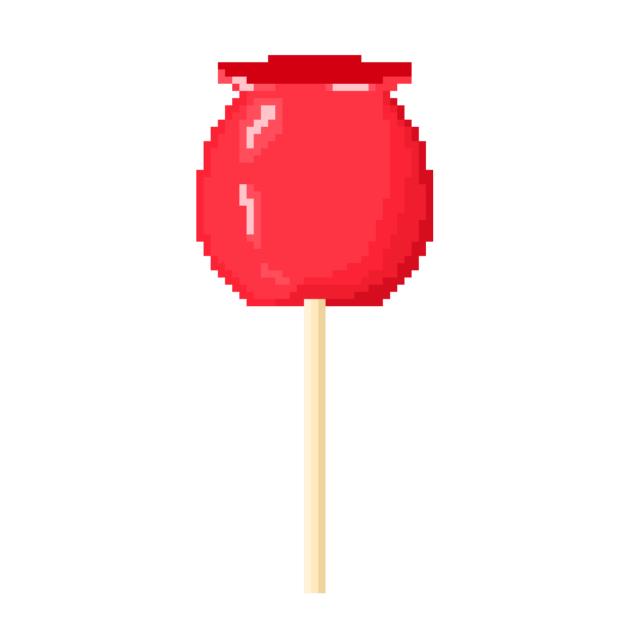 Candied apple (pixel)