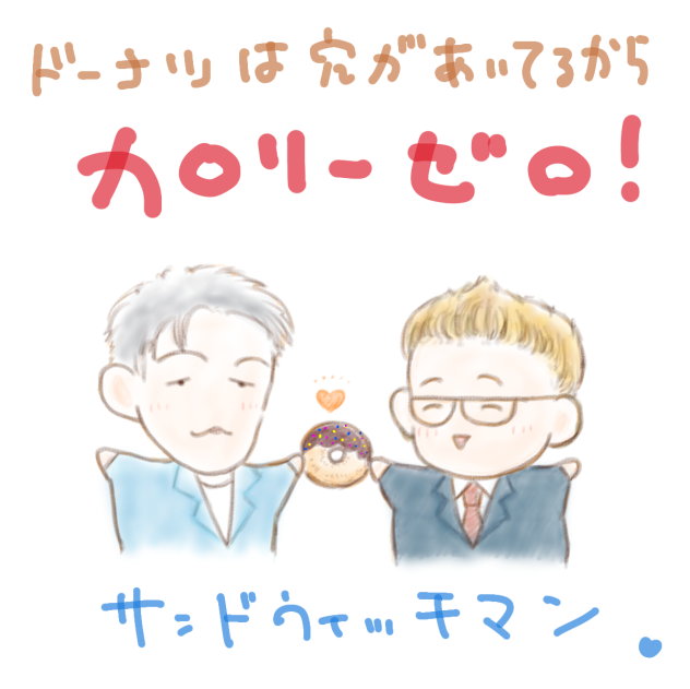 サンドウィッチマンファンアート。