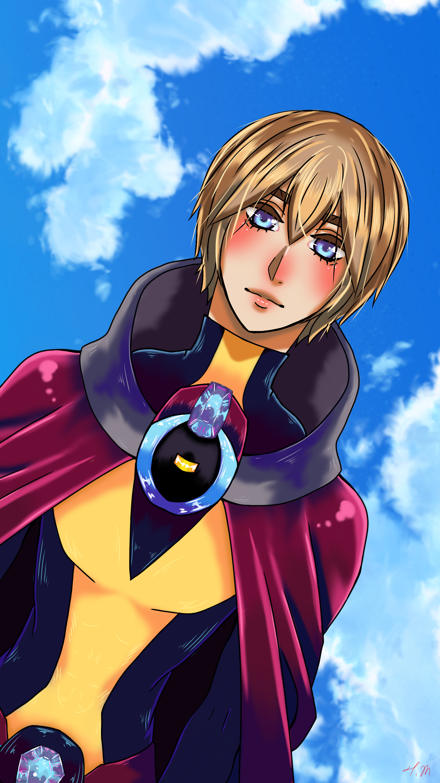 SpeedPaint-(Anime Super Cool Guy) xD - ibisPaint