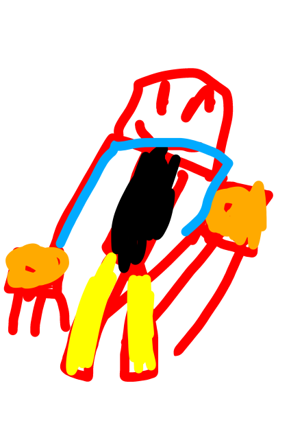 チビが、、描いた絵