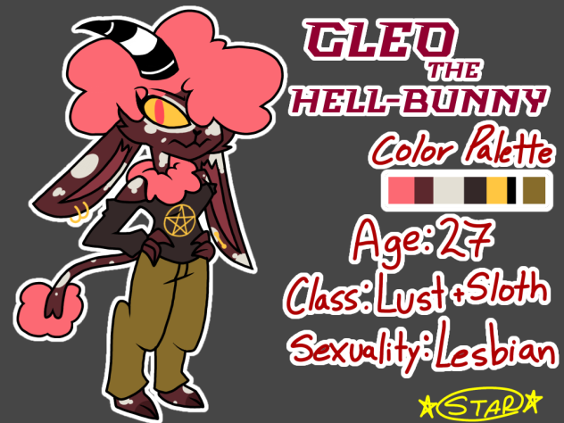 My Helluva Boss demon Bunny Oc ref
