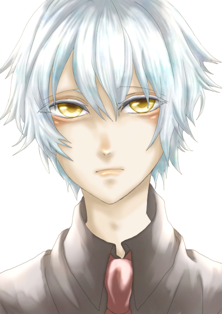 【線画】男の子【拝借】