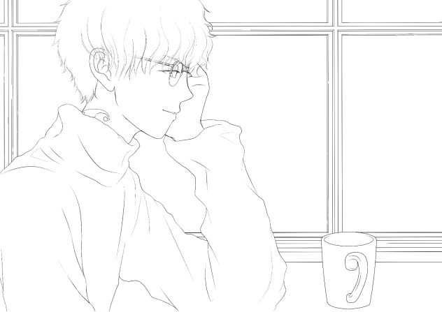 線画2