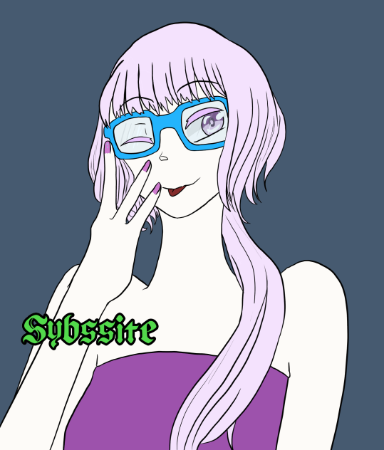Glasses nerd Lilac