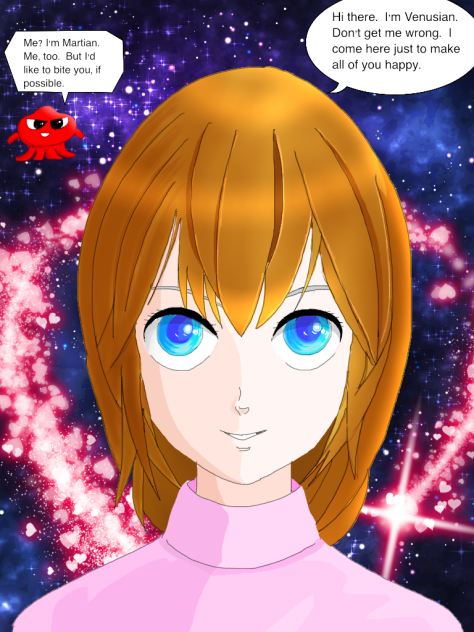 あたし金星人のキムちゃん よろしくネ