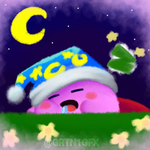 kirby sleeping