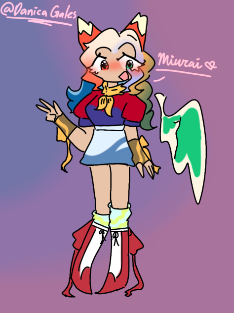 My new oc, Miurai Meolize!