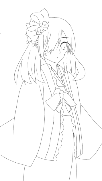 毛倡妓[線画]