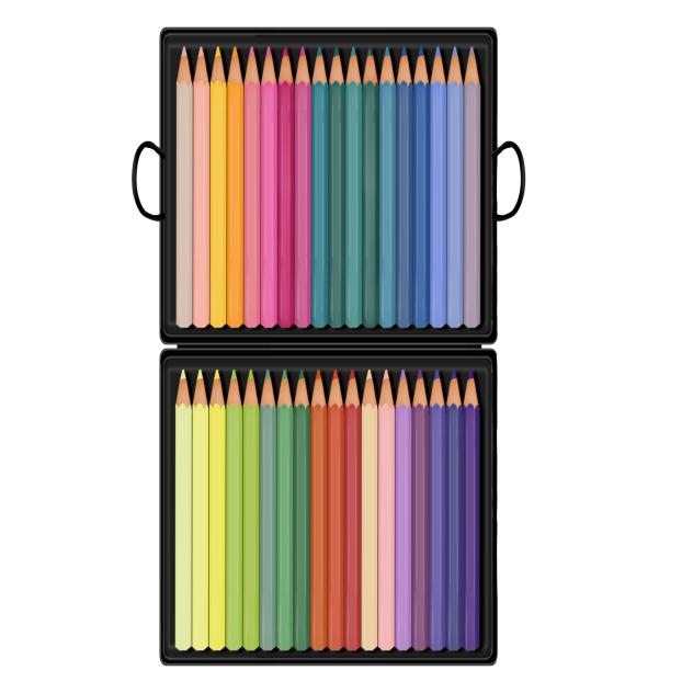 colored pencils