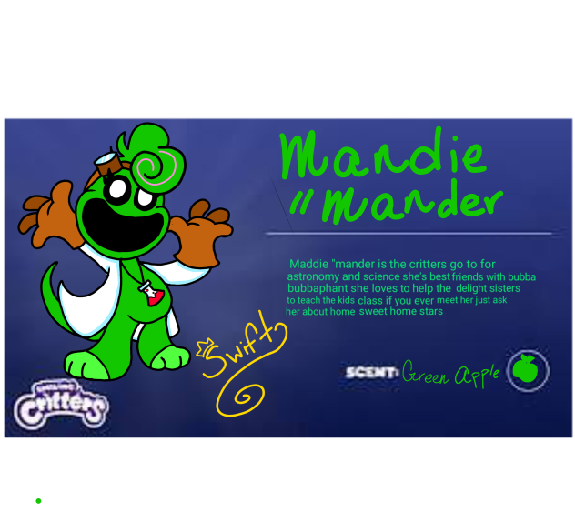 Maddie Mander (Smiling Critters OC)