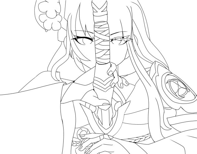 Musou no Hitotachi Lineart