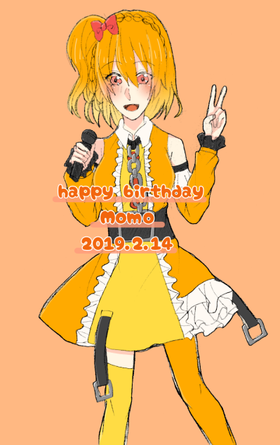 カゲプロ 如月モモ19誕生祭 Ibispaint カゲプロ 如月モモ19誕生祭 Ibispaint