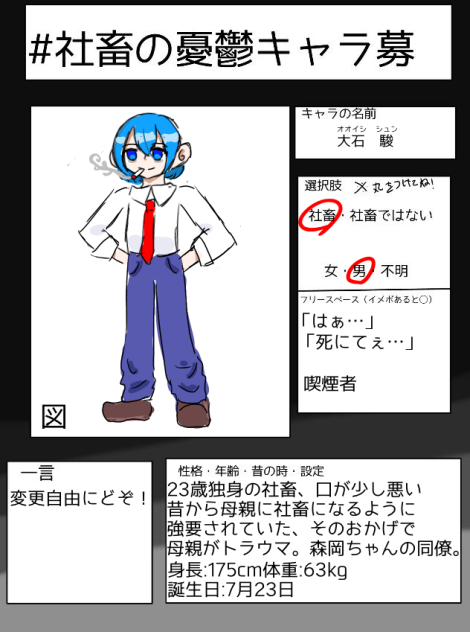 連続キャラ募