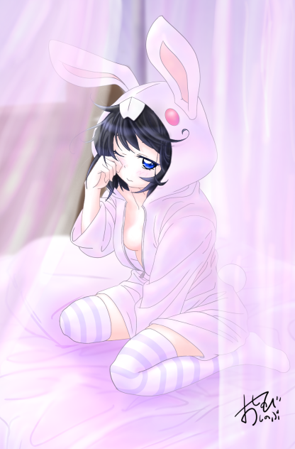 ねむたいうさぎ　2