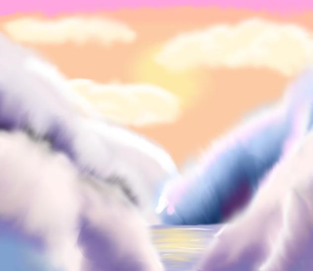 Cloud mountain… things I guess