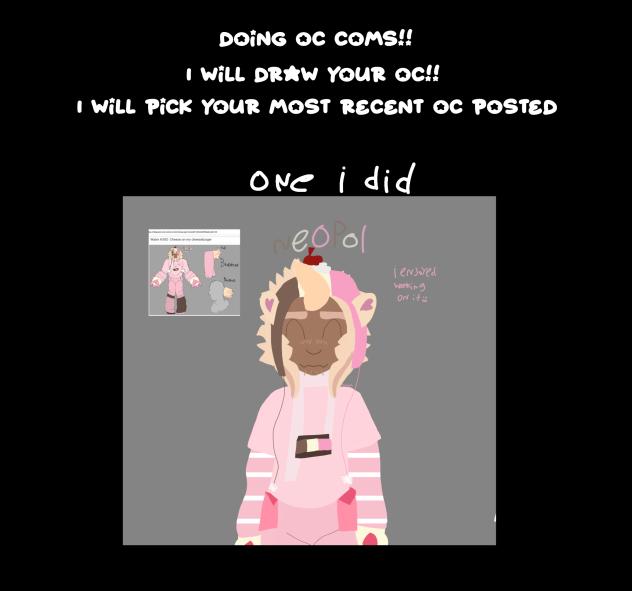 I'm drawing ocs!!