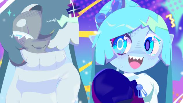 Blue azure