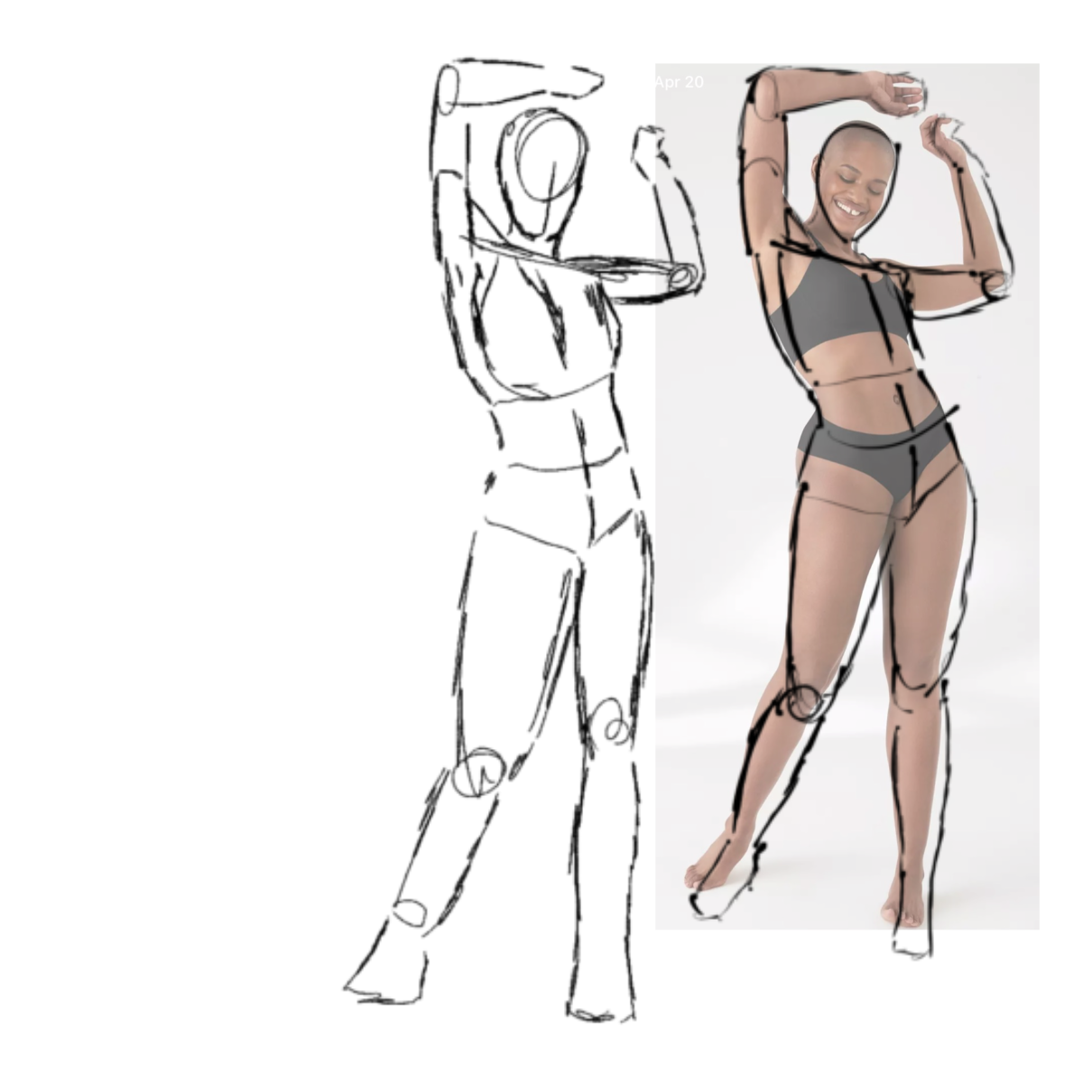Pose practice - ibisPaint