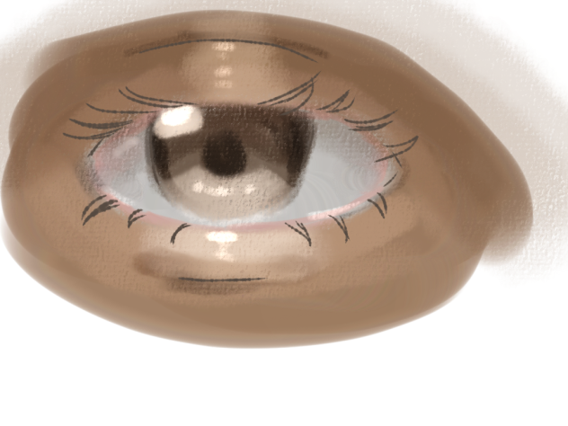 I DID AN EYE WITHOUT REFERENCE!
