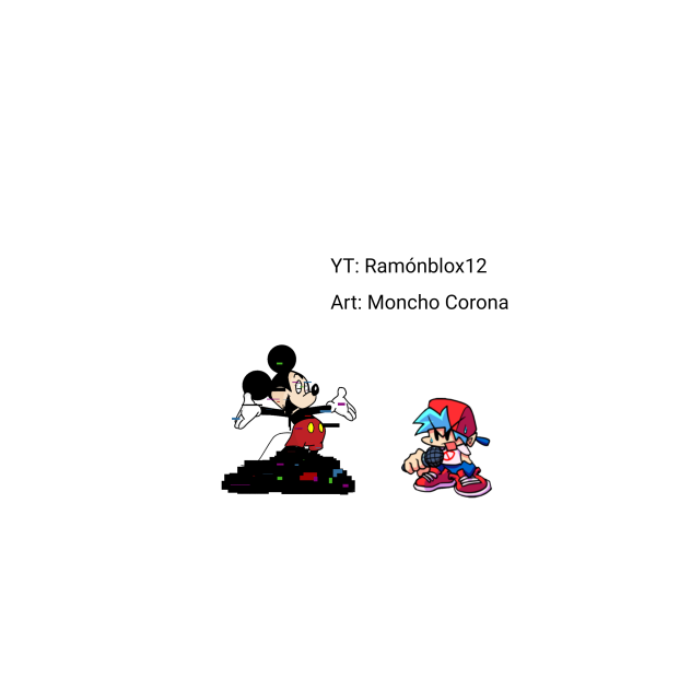 pibby Mickey mouse concepto
