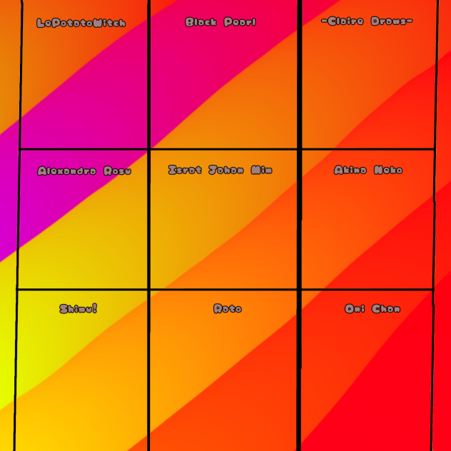 Favourite Artists collab owo