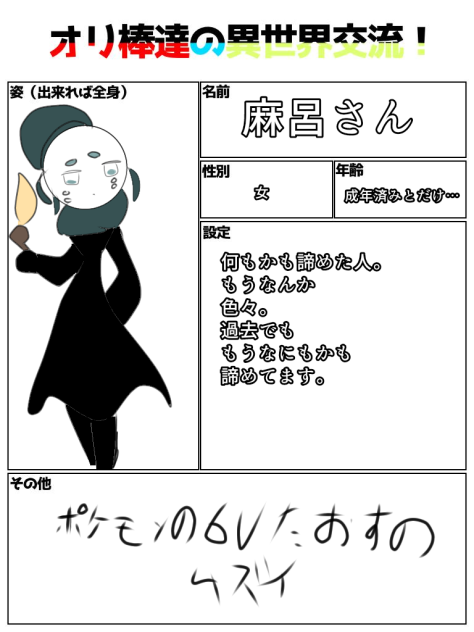 麻呂さん⊂( ・ω・ )⊃ ibisPaint