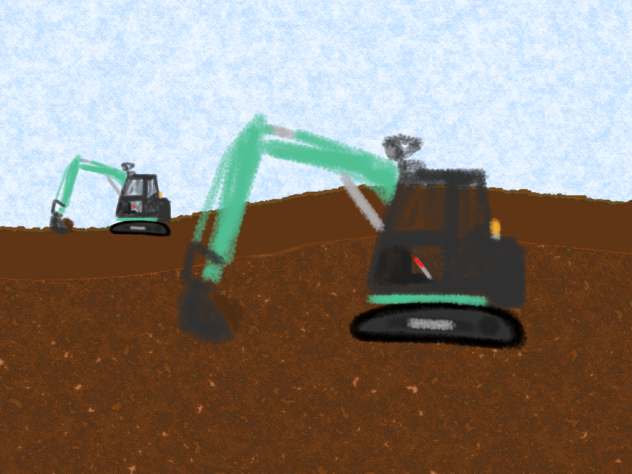 はたらくくるまショベルカー
