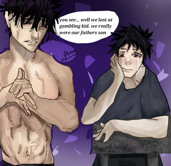 megumi is in disbelief of his future