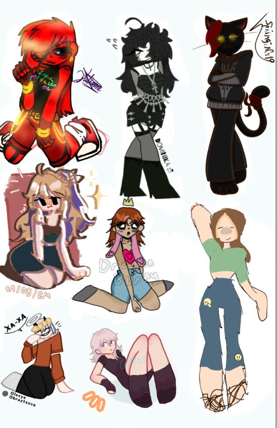 9 artist collabbb🌈 !!!!! - ibisPaint