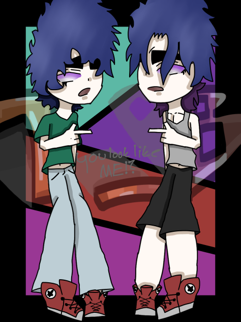 ‘You look like me!’