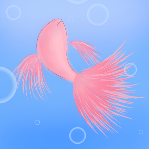 fighting fish - ibisPaint