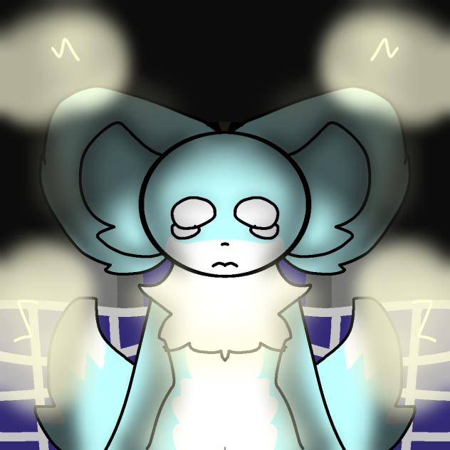 Ghost fox 👻🦊. 💙🤍