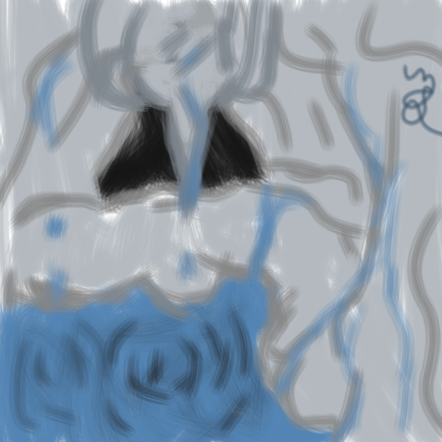 under water cave - ibisPaint
