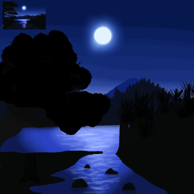 Night River - ibisPaint