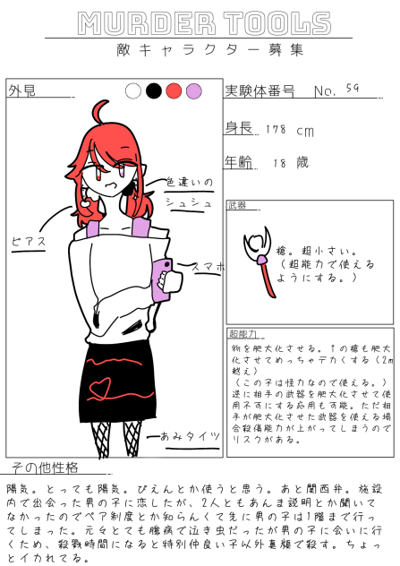 #マダツルキャラ募集