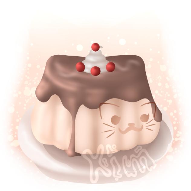 cat pudding 🍮