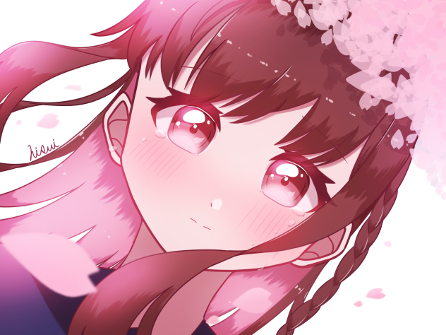 桜舞う