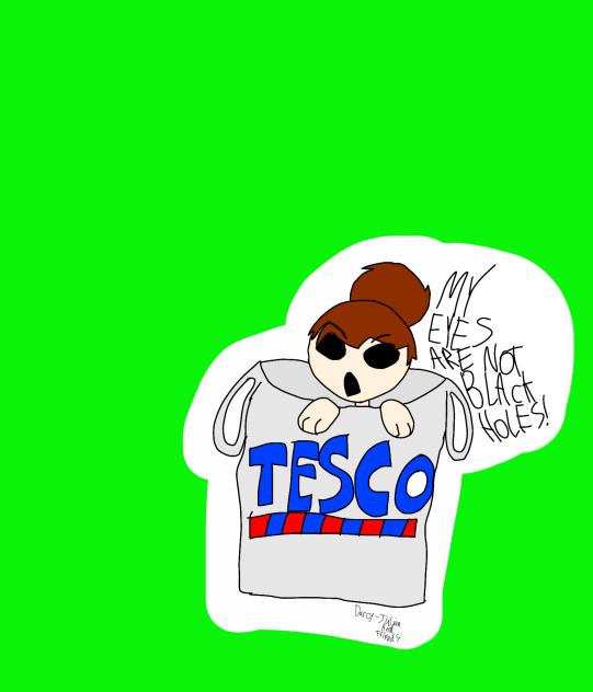free sticker of Darcy
