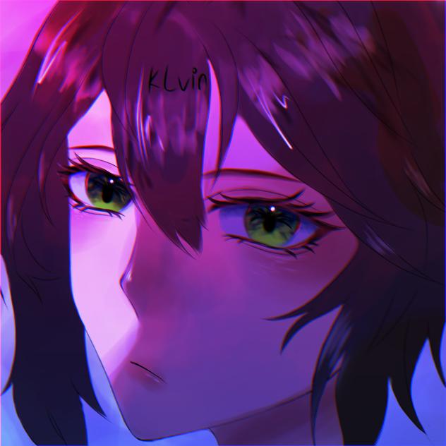 Vina with green eyes