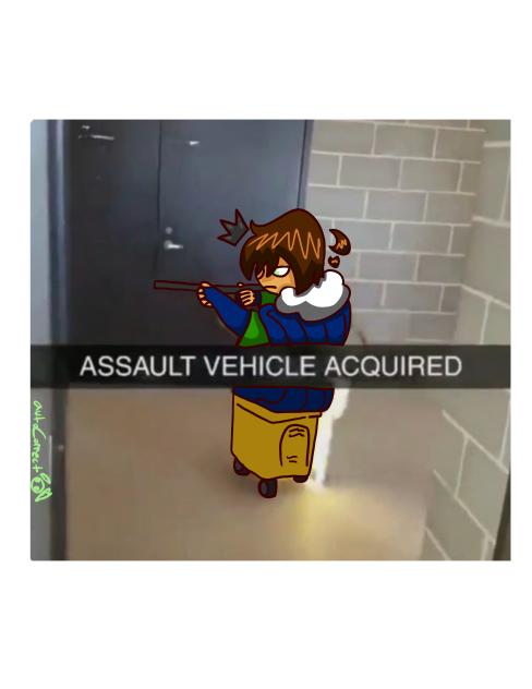 ASSAULT VEHICLE ACQUIRED meme